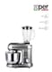 Xper Stand Mixer 1100 Watts - 4.5 Liters - With A Glass Blender With A Capacity Of 1.5 Liters - Silver - XPSM-902MG