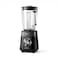 Philips Blender 5000 Series - 1200W, 2L Capacity, 3 Speed+ Pulse, ProBlend Plus Technology, Chopper &amp; Mill Attachment, Black - HR3033/00