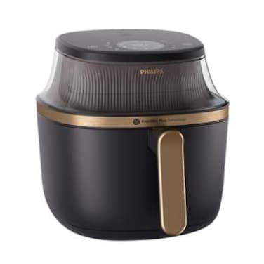 فيليبس سلسلة 3000 قلاية هوائية بتقنية ريبدإير بلس أسود ونحاسي 6.2 لتر NA332/00
