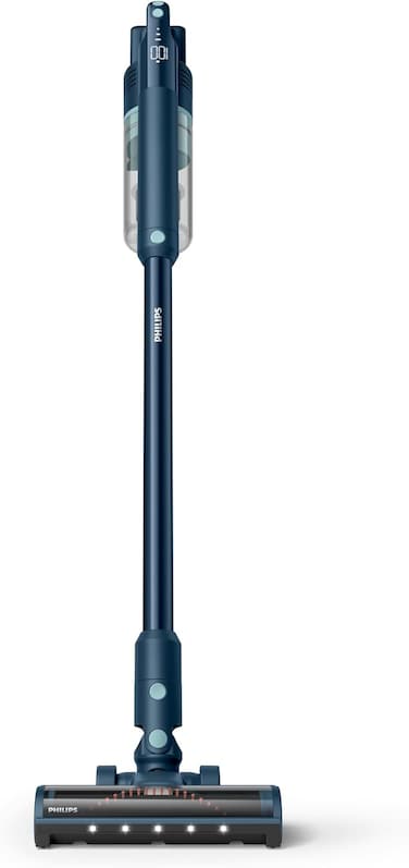 Philips Cordless Vacuum Stick 5000 Series - Digital Motor, PowerCyclone 10, 60 Min Runtime, LED Nozzle, Aqua Module, Sage   2 Years Philips Warranty - XC5041/61