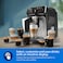 Philips Series 4400 Fully Automatic Espresso Machine with 12 Drinks, Black and Silver EP4446/23