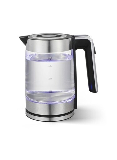 Electric Kettle - 2200 Watts - 1.8 Liters - Transparent Silver - TY-01-006