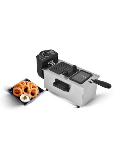 Deep fryer without window - 3 liters - 2000 watts - Silver - TY-04-002