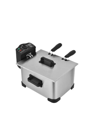 Windowless Deep Fryer - 5 Liters - 2000 Watts - Silver - TY-04-003
