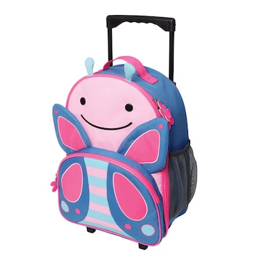 Skip Hop Zoo Kids Rolling Luggage Butterfly 212306