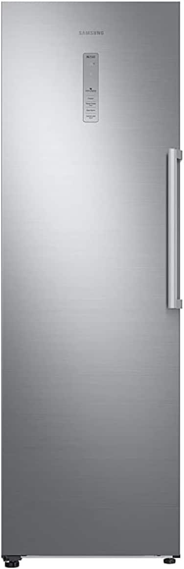 سامسونج ثلاجة عمودية بباب واحد مع باور فريزر، سعة 315 لتر، ستيل مصقول، فضي (غير شامل التركيب)