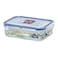 LocknLock Hpl810C Food Container Short Rectangular 350ml With Divider