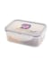 LocknLock Rectangular Food Container With Dividers, 460ml Hpl814C