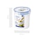 LocknLock Classics Tall Round Food Container, 1.4 Litres, Transparent
