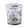 LocknLock Classics Tall Round Food Container, 1.4 Litres, Transparent