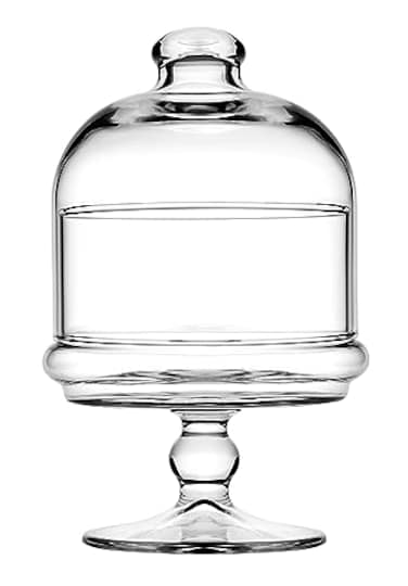 Pasabahce 96878 Mini Patisserie Glass Cake Stand Round Diameter 118mm Height 185mm Serving Plate On Base Fillable For Chocolates And Pastries