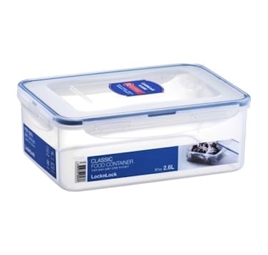 LocknLock Rectangular Short Food Container 2.6L With Divider