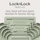 LocknLock Nestopia Set: Ltn310(230ml)*1, 320(500ml) *1, 330(920ml) *1, 340(1.6L)*1, 350(2.7L)*1