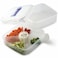 LocknLock Appetizer &amp; Dessert Square Food Storage Container With Handle 219.79-Oz / 27.47-Cup