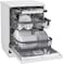 LG 14 Place Setting Dishwasher, White Color, Quad Wash, Easy Rack Plus, Less Noise, Dual Zone Wash, Turbo Cycle, Inverter Direct Drive Motor, True Steam, ThinQ (Installation Not Included)