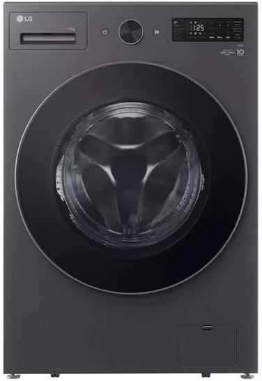 غسالة منزلية اتوماتيك امامية ال جي تنشيف جزئي/WFN1510BST فضي غامق سعة 15 كجم (عاكس دايركت درايف - التشخيص الذكي) (غير شامل التركيب)
