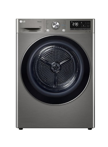 LG Dryer Energy Saving, Capable Drying 10.1 kg RH10V9PV2W Silver (Installation Not Included)