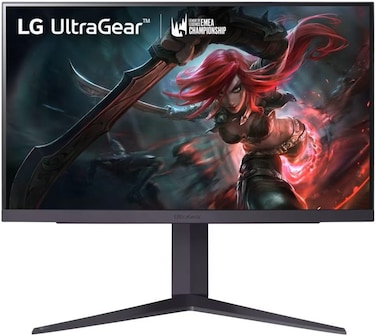 ال جي شاشة العاب 25GR75FG-B 25 انش الترا جير فل اتش دي (1920 × 1080) معدل تحديث 360 هرتز 1 مللي ثانية (جي تي جي)، من ال جي، أسود، فل اتش دي