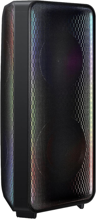 Samsung MX-ST50B Sound Tower High Power Audio, 240W Floor Standing Speaker, Bi-Directional Sound, Built-In Battery, IPX5 Water Resistant, Party Light+, Bluetooth Multi-Connection, 2022