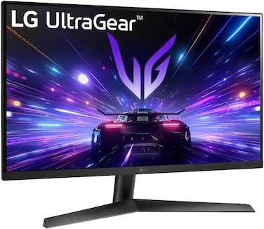 إل جي شاشة العاب الترا جير 27GS60F، 27 انش، 1080P، 180Hz، وقت استجابة 1 مللي ثانية، HDR 10، انفيديا جي سينك وAMD فري سينك، توفير ذكي للطاقة، منفذ عرض، HDMI، أسود
