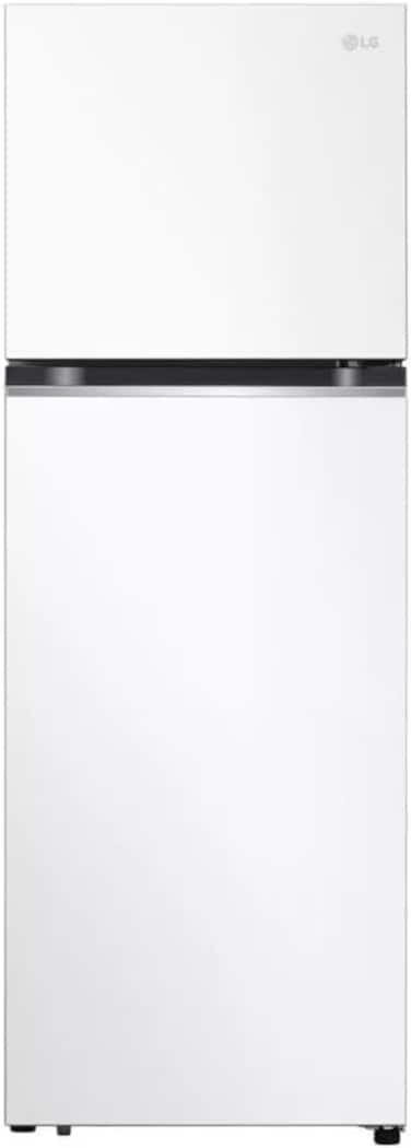 ال جي ثلاجة بفريزر علوي ببابين، عاكس، تشخيص ذكي، 11.8 قدم، 335 لتر، أبيض - LT13DBBWIV (غير شامل التركيب)