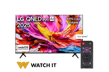 تلفزيون LG QNED evo AI QNED91 مقاس 75 بوصة MiniLED بدقة 4K معدل تحديث 144Hz VRR ذكي مع جهاز تحكم سحري بالذكاء الاصطناعي webOS25 إصدار 2025 - 75QNED91A6A