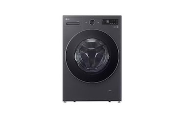 LG غسالة 15 كجم مع مجفف 8 كجم   غسالة تحميل امامي   6 حركات دي دي   AI DD   بخار   TurboWash360   اسود غير لامع (غير شامل التركيب)