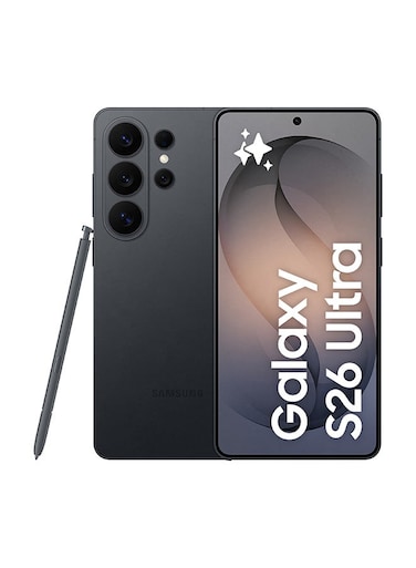 سامسونج جالكسي S26 ألترا دوال سيم أسود 12GB رام 256GB 5G - نسخة الشرق أوسطية