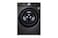 إل جي, غسالة أوتوماتيك تعبئة أمامية , 12 كجم , بتقنية ™AI DD ,تقنية غسيل تربو, إستيل أسود - WFV1214BST1