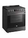 LG Electric Range 5 Ceramic Hobs LSEL6333D Black/Stainless Steel (Installation Not Included)
