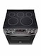 LG Electric Range 5 Ceramic Hobs LSEL6333D Black/Stainless Steel (Installation Not Included)