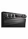 LG Electric Range 5 Ceramic Hobs LSEL6333D Black/Stainless Steel (Installation Not Included)
