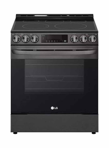 LG Electric Range 5 Ceramic Hobs LSEL6333D Black/Stainless Steel (Installation Not Included)