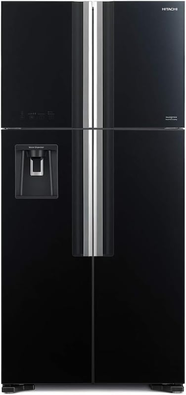 Hitachi 550 Liter Four Door Refrigerator With Inverter Compressor, R-W660PS7 GBK (Installation Not Included)
