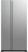 Hitachi Side By Side 2Door Refrigerator, 595L, 21 Cu, R-S800PS0GS, Dual Fan Cooling, Tempered Glass Shelves, Touch Screen Controller, Glass Silver (Installation Not Included)