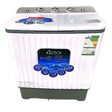 W.Box Top Load Twin Tub Washing Machine - 5 kg - White - WB6070L