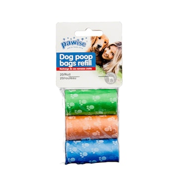 أكياس لفضلات الكلاب من باوايز، 120 كيس