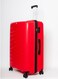 مجموعة من 3 حقائب أمتعة من مادة البولي بروبيلين بنمط ثابت Maxx 8W بزاوية 360 درجة 4 عجلات  المقصورة-55 سم متوسط-67، كبير-79 سم، أحمر