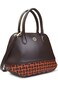 Zeta Women's Bag Satchel Medium Chocolate
