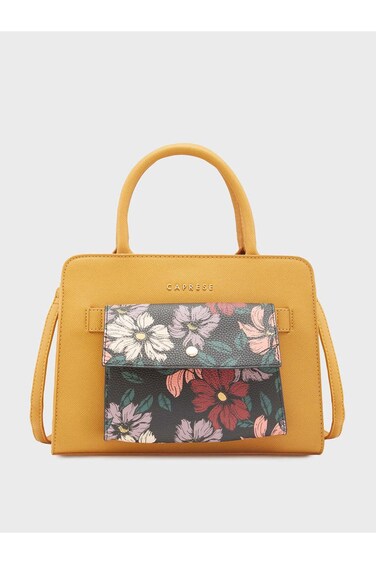 Daphne حقيبة نسائية ساتشل متوسطة صفراء