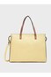 Tiera حقيبة نسائية ساتشل كبيرة صفراء
