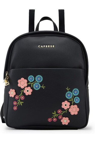 Erica حقيبة نسائية موضة ظهر متوسطة سوداء