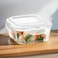 Multipurpose Klip n Store Square Glass Container 1L   Oven, Microwave &amp; Freezer Safe