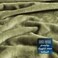 مفرش صيفي ممفربطانية مخمل خفيفه بمقاس مزدوج، 350 جم/متر مربع، 260 × 240 سم، صوف إضافي فائق النعومة لجميع فصول السنة، تستخدم كغطاء للسرير والأَرِيكَة، أخضر
