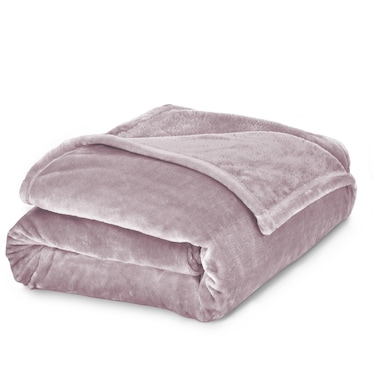 مفرش صيفي ممفربطانية مخمل خفيفه بمقاس مزدوج، 350 جم/متر مربع، 260 × 240 سم، صوف إضافي فائق النعومة لجميع فصول السنة، تستخدم كغطاء للسرير والأَرِيكَة، بنفسجي رمادي