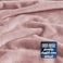Lightweight Velvet Blanket, 350GSM, Double Size 260 x 240 cm, Extra Soft All Season Fleece Blanket, Bed And Sofa Blanket, Light Pink