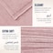 Lightweight Velvet Blanket, 350GSM, Double Size 260 x 240 cm, Extra Soft All Season Fleece Blanket, Bed And Sofa Blanket, Light Pink