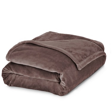 بطانية مخمل خفيفه بمقاس مفرد، 350 جم/متر مربع، 230 × 170 سم، صوف إضافي فائق النعومة لجميع فصول السنة، تستخدم كغطاء للسرير والأَرِيكَة، بني جديد