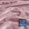 Lightweight Velvet Blanket, 350GSM, Double Size 260 x 240 cm, Extra Soft All Season Fleece Blanket, Bed And Sofa Blanket, Purple Pink