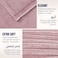 Lightweight Velvet Blanket, 350GSM, Double Size 260 x 240 cm, Extra Soft All Season Fleece Blanket, Bed And Sofa Blanket, Purple Pink
